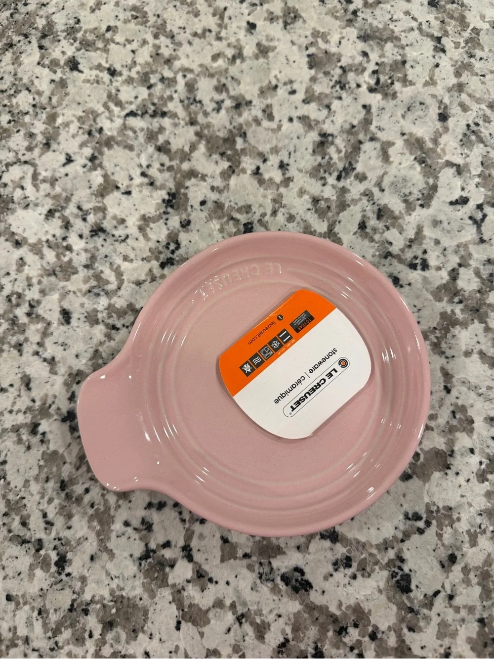 Le Creuset Pink Stoneware Spoon Rest - Petal Pink